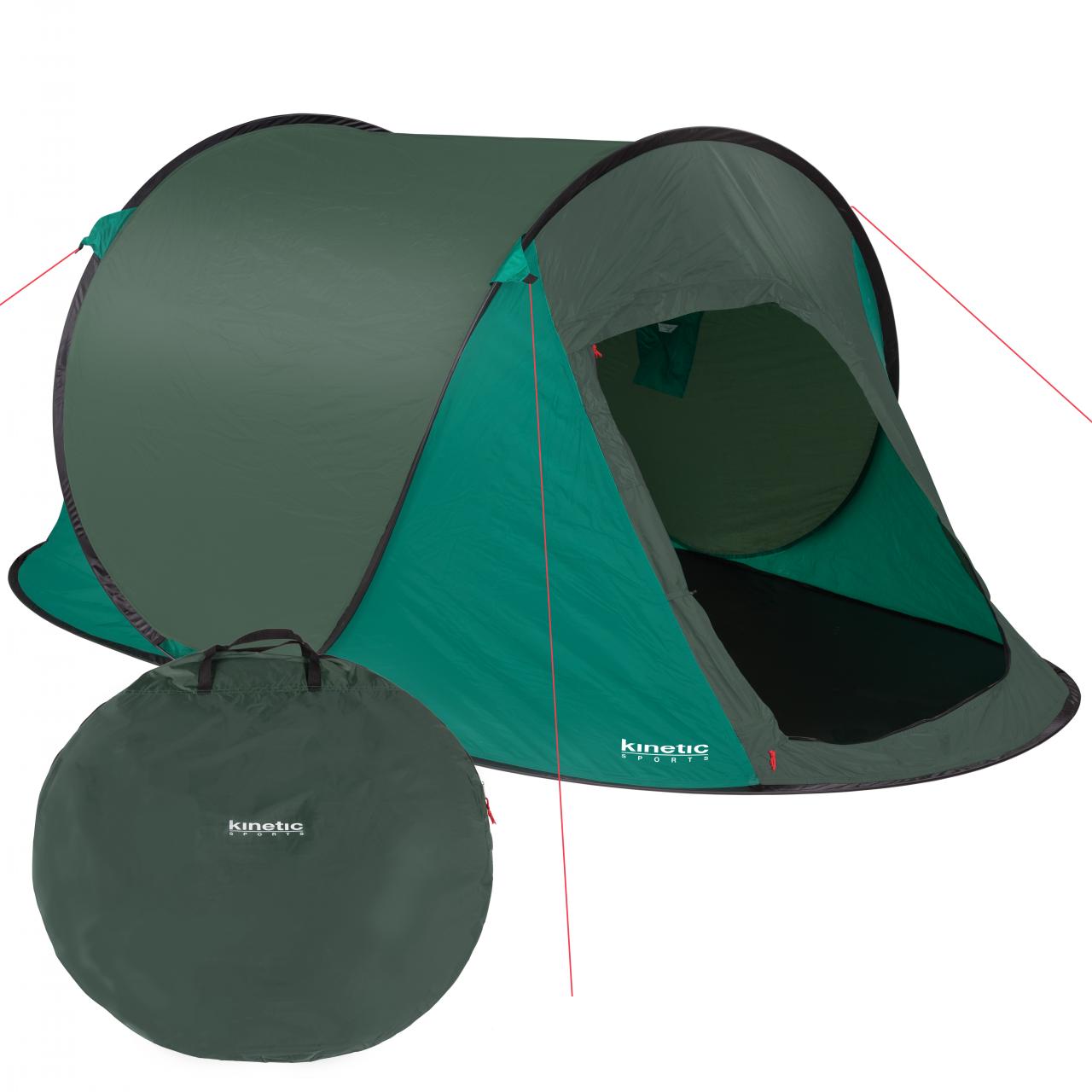 Wurfzelt Pop Up Zelt 2 Personen Trekkingzelt Sekundenzelt Automatikzelt
