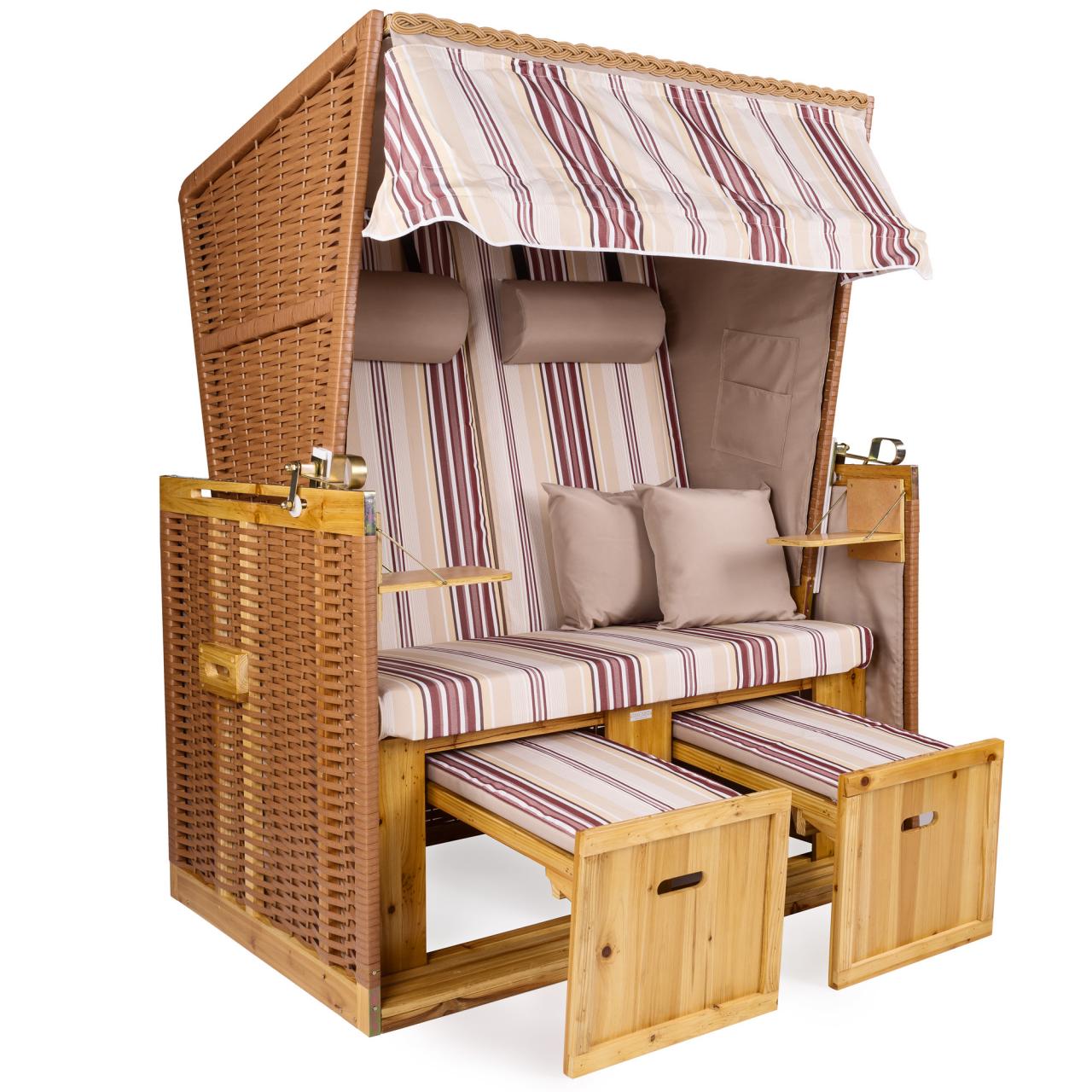 Strandkorb XXL PREMIUM Nordsee Volllieger Gartenmöbel ...