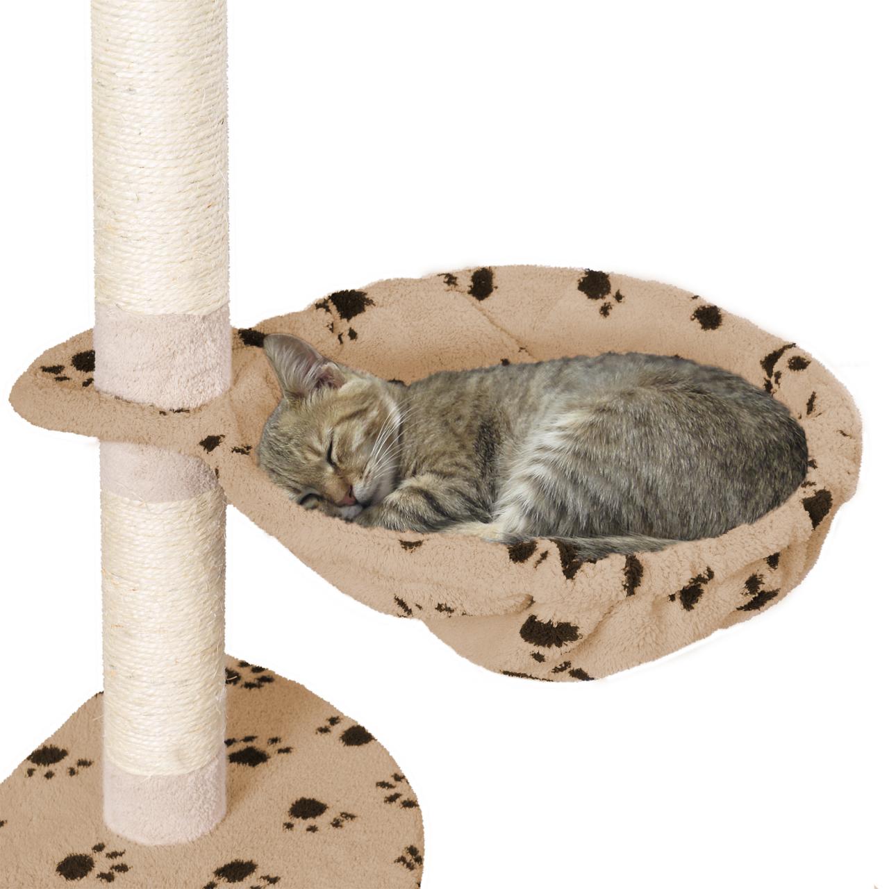 KRATZBAUM KATZENBAUM XXL Kletterbaum Katzenkratzbaum Sisal Grau Katzen